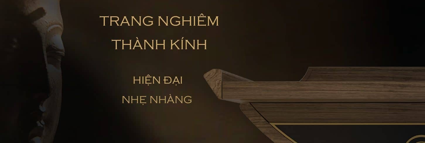 You are currently viewing Bàn thờ phật đẹp, bàn thờ Đài Nguyệt