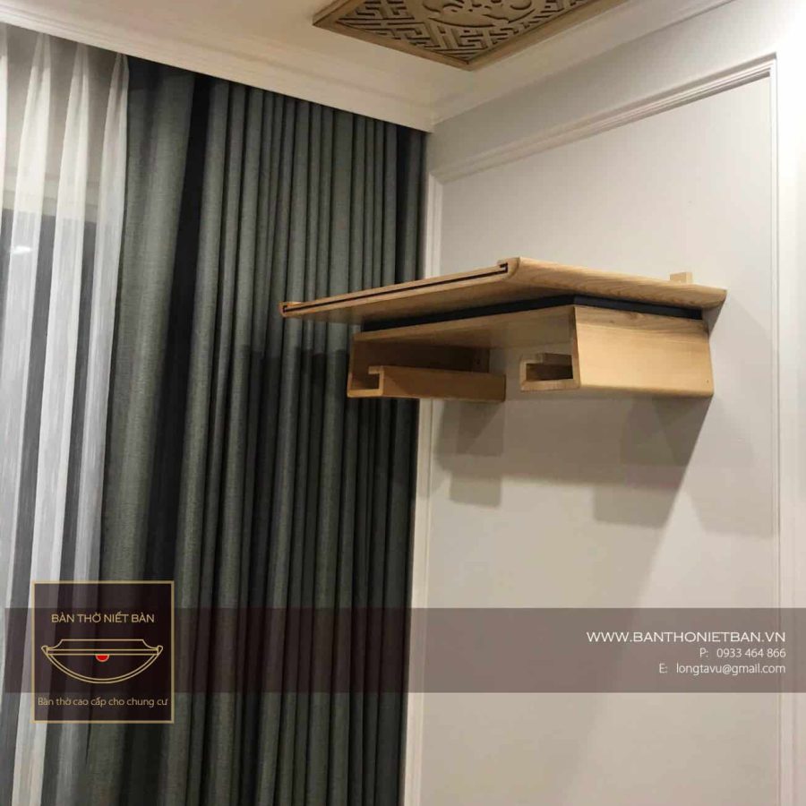 bàn thờ treo trong căn hộ chung cư