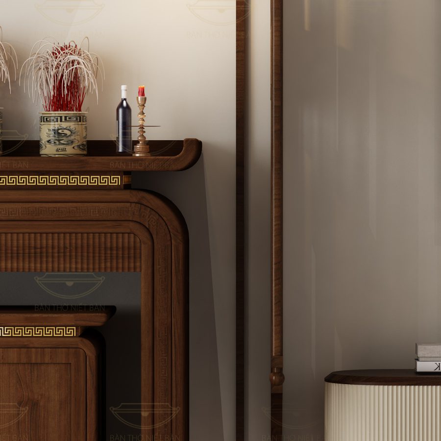 Bàn Thờ Gia Tiên Tiến Bảo Chụp Chi Tiết