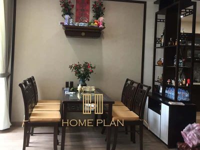 bàn thờ treo tường chung cư phong cách Đông Dương