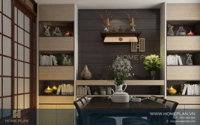 Bàn thờ giúp tiết kiệm diện tích, không gian